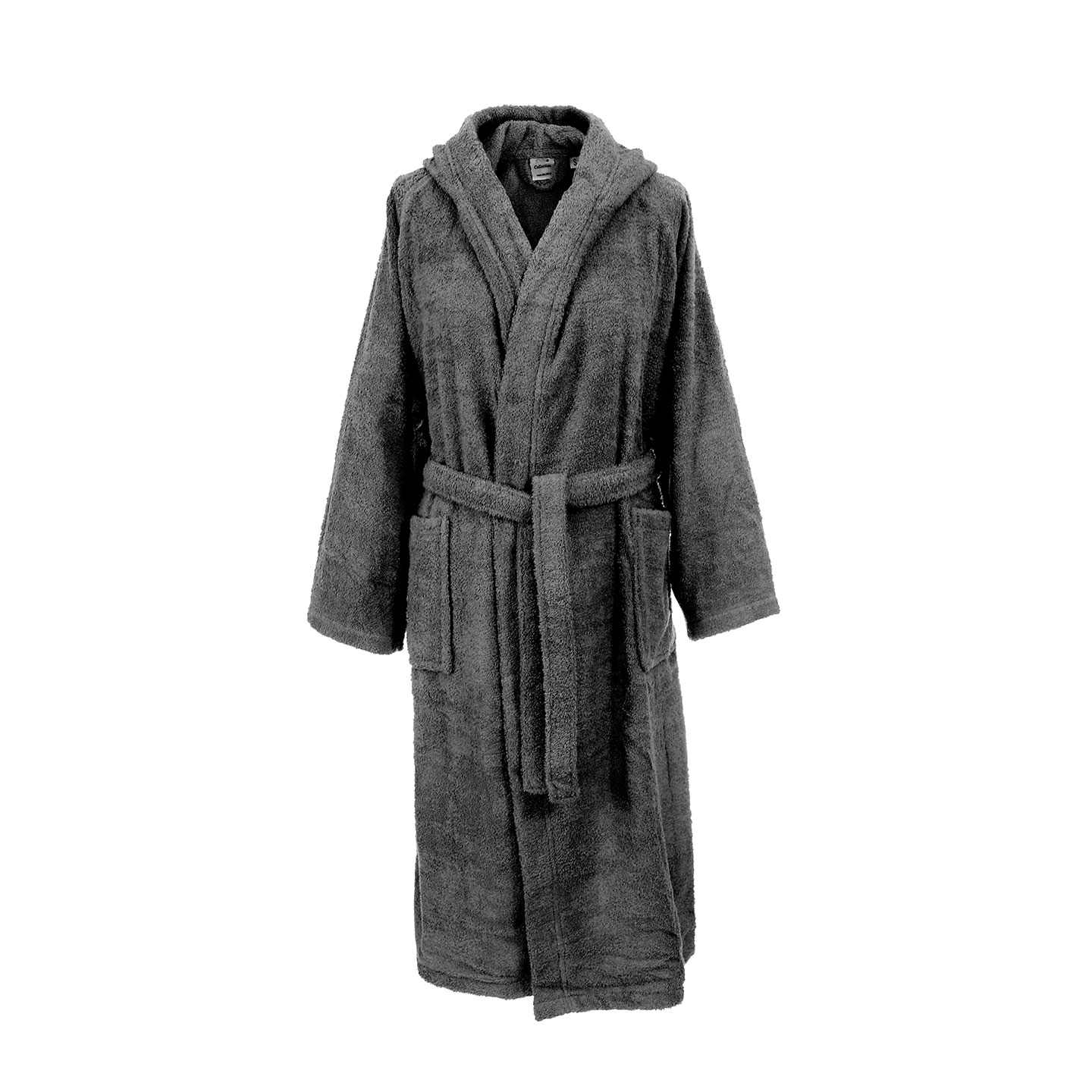 dim-collection-3010-black Dimcol 3010 Μπουρνούζι με Κουκούλα Μαύρο 420gr/m² - Image 1