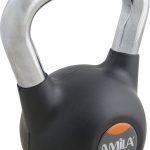 AMILA Kettlebell Rubber Cover Cr Handle 8kg AMILA 44496