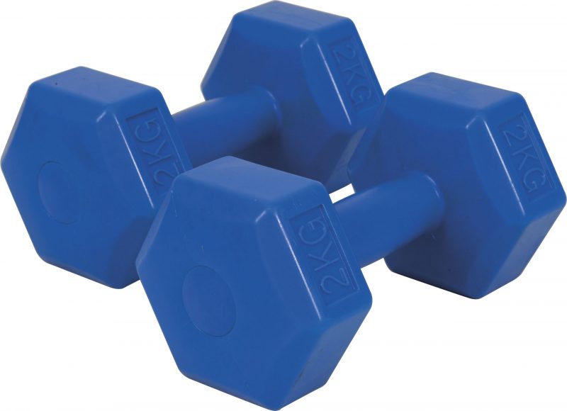 Αλτήρας Εξάγωνος Plastic Series 2,00Kg (Ζευγάρι) AMILA 44531