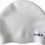 Σκουφάκι Κολύμβησης AMILA Long Hair HQ Λευκό AMILA 47024