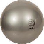 Μπάλα Ρυθμικής Γυμναστικής 19cm FIG Approved, Ασημί AMILA 47957