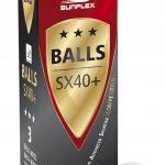 Μπαλάκια Ping Pong Sunflex SX40+ Competition PVC 3 Τεμάχια SUNFLEX 97253