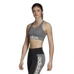 Adidas D2M Logo Bra DY4071 Γκρι - Image 3