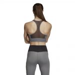Adidas D2M Logo Bra DY4071 Γκρι - Image 4