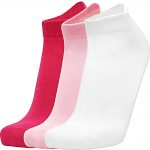 Xcode 3Pair Ankle 04684 3 ζεύγη Ροζ/Λευκό/Φούξια