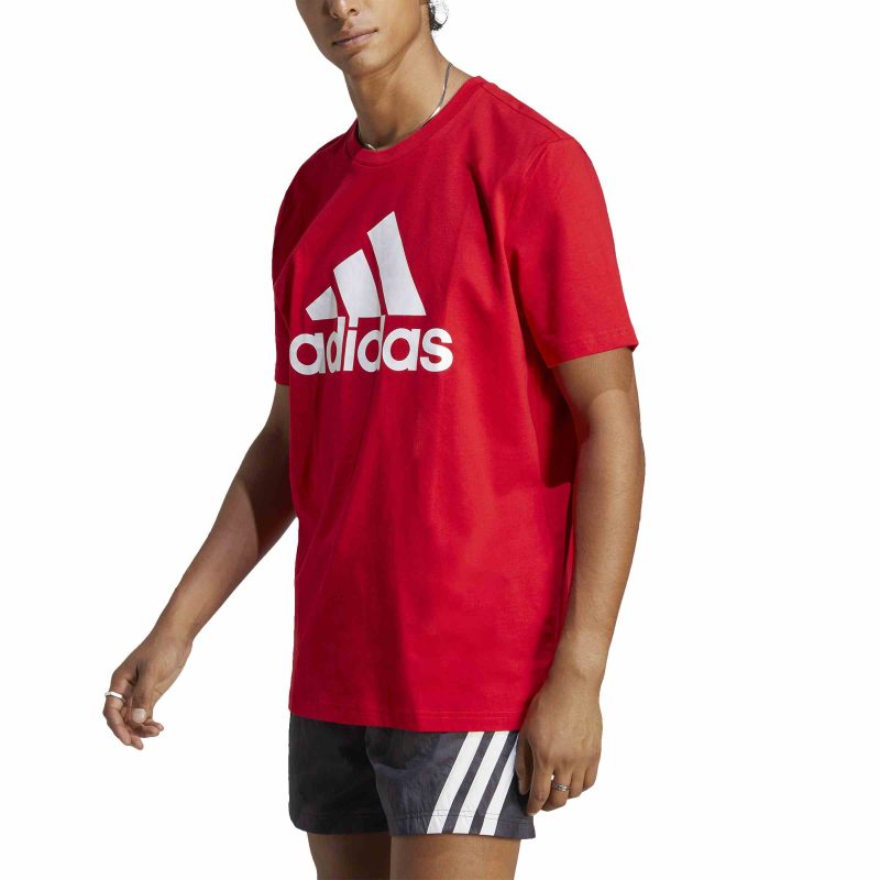 Adidas Essentials Single Jersey Big Logo Tee IC9352 Κόκκινο