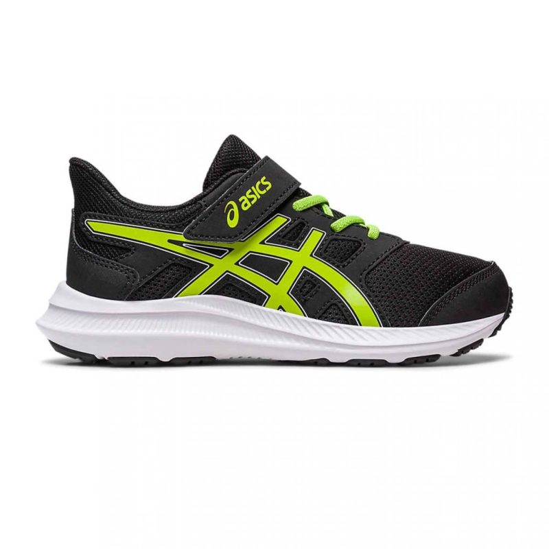 Asics Jolt 4 PS 1014A299-003 Μαύρα/Λαχανί