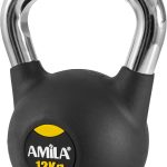 AMILA Kettlebell Rubber Cover Cr Handle 12Kg AMILA 44497