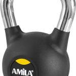 AMILA Kettlebell Rubber Cover Cr Handle 10Kg AMILA 44572
