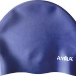 Σκουφάκι Κολύμβησης Long Hair HQ Μπλε AMILA 47026
