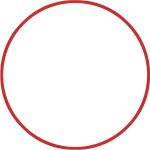 Χούλα-Χουπ 76cm - Φ18mm - 185gr, Κόκκινο  48162