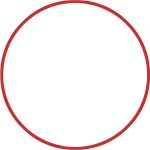 Χούλα-Χουπ 60cm - Φ18mm - 155gr, Κόκκινο AMILA 48168