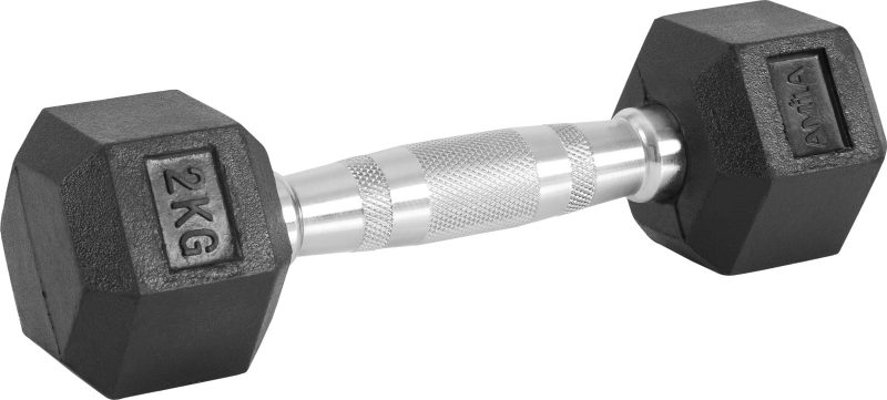 Αλτήρας Εξάγωνος Rubber Cover Class A - 2,0Kg AMILA 84535