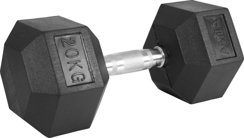 Αλτήρας Εξάγωνος Rubber Cover Class A - 20,0Kg AMILA 84543