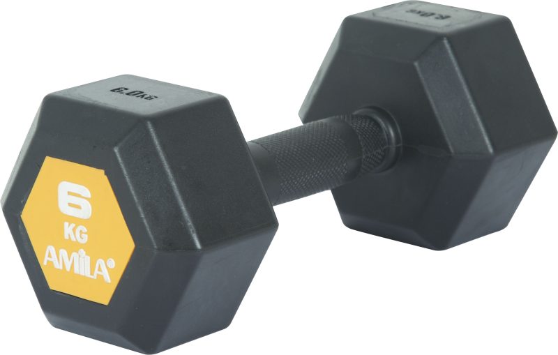 Aλτήρας Εξάγωνος Original Rubber H - 6,0Kg AMILA 90586