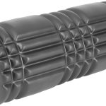 AMILA Foam Roller Plexus Φ14x33cm Μαύρο/Λάιμ AMILA 96822