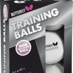 Μπαλάκια Ping Pong Butterfly Training 40+ 6 Τεμάχια Λευκά BUTTERFLY 97254