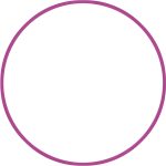 Χούλα-Χουπ HQ 70cm - Φ19mm - 280gr, Φούξια AMILA 98807