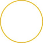 Χούλα-Χουπ HQ 70cm - Φ19mm - 280gr, Κίτρινο AMILA 98811