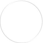 Χούλα-Χουπ HQ 70cm - Φ19mm - 280gr, Λευκό AMILA 98814