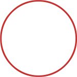 Χούλα-Χουπ 80cm - Φ19mm - 330gr, Κόκκινο AMILA 98817
