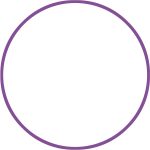 Χούλα Χουπ HQ 80cm - Φ19mm - 330gr, Μωβ AMILA 98819
