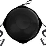 AMILA Balance Ball με Ξύλινη Βάση Mat Black 63cm AMILA 48193