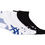 Asics 2Ppk Cushion Run Quarter 3013A800-001 Λευκές/Μαύρες