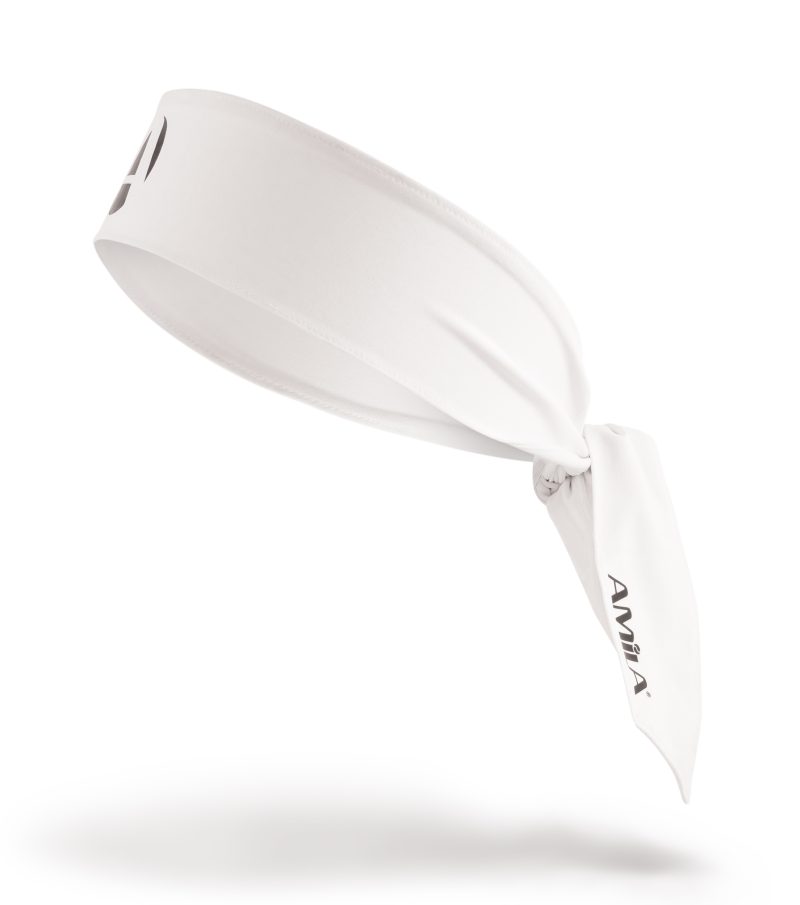 Περιμετώπιο Bandana AMILA Tie Band Λευκό AMILA 45708