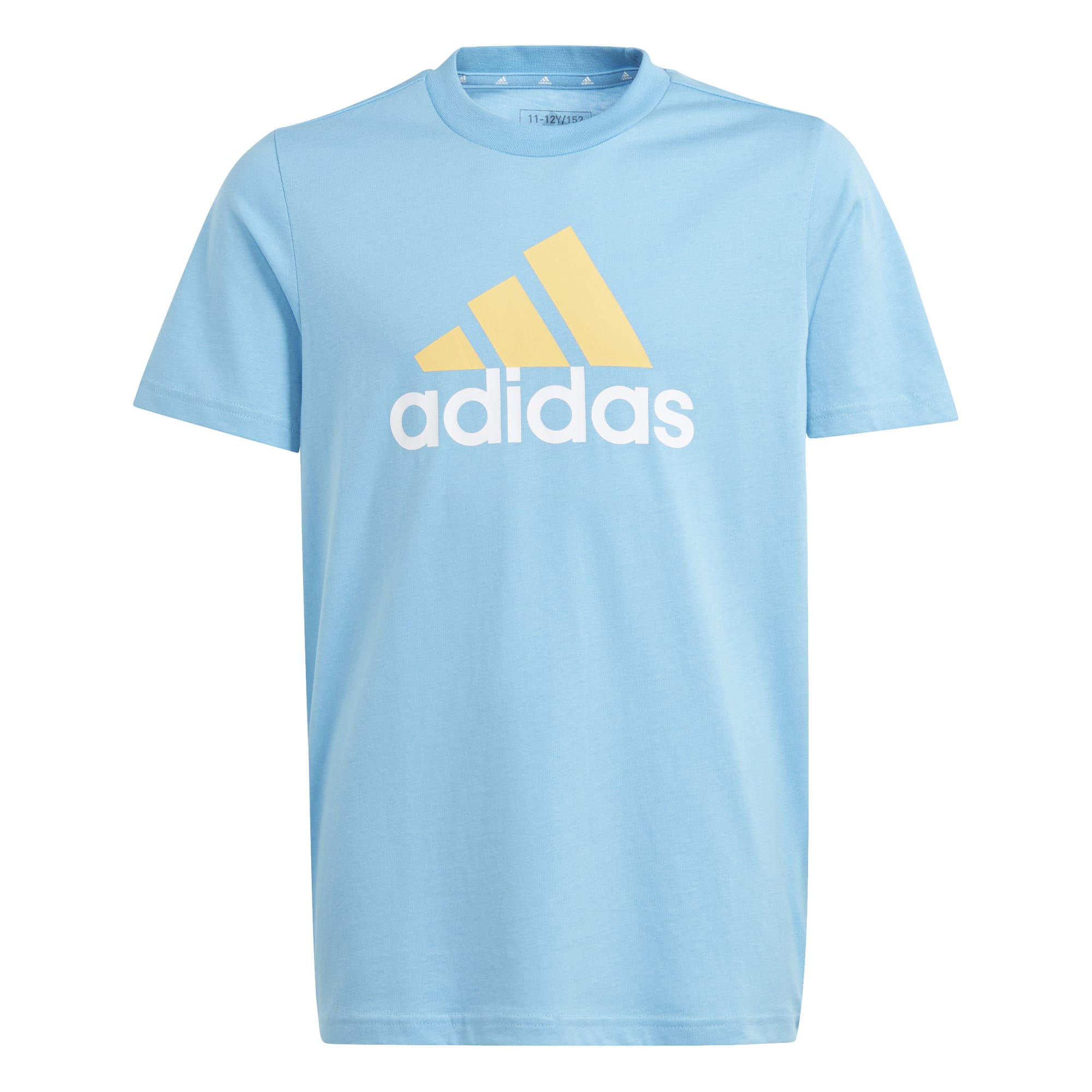 adidas_essentials_two-color_big_logo_cotton_tee_is2588_1 Adidas Essentials Two-Color Big Logo Cotton Tee IS2588 Θαλλασί - Image 1