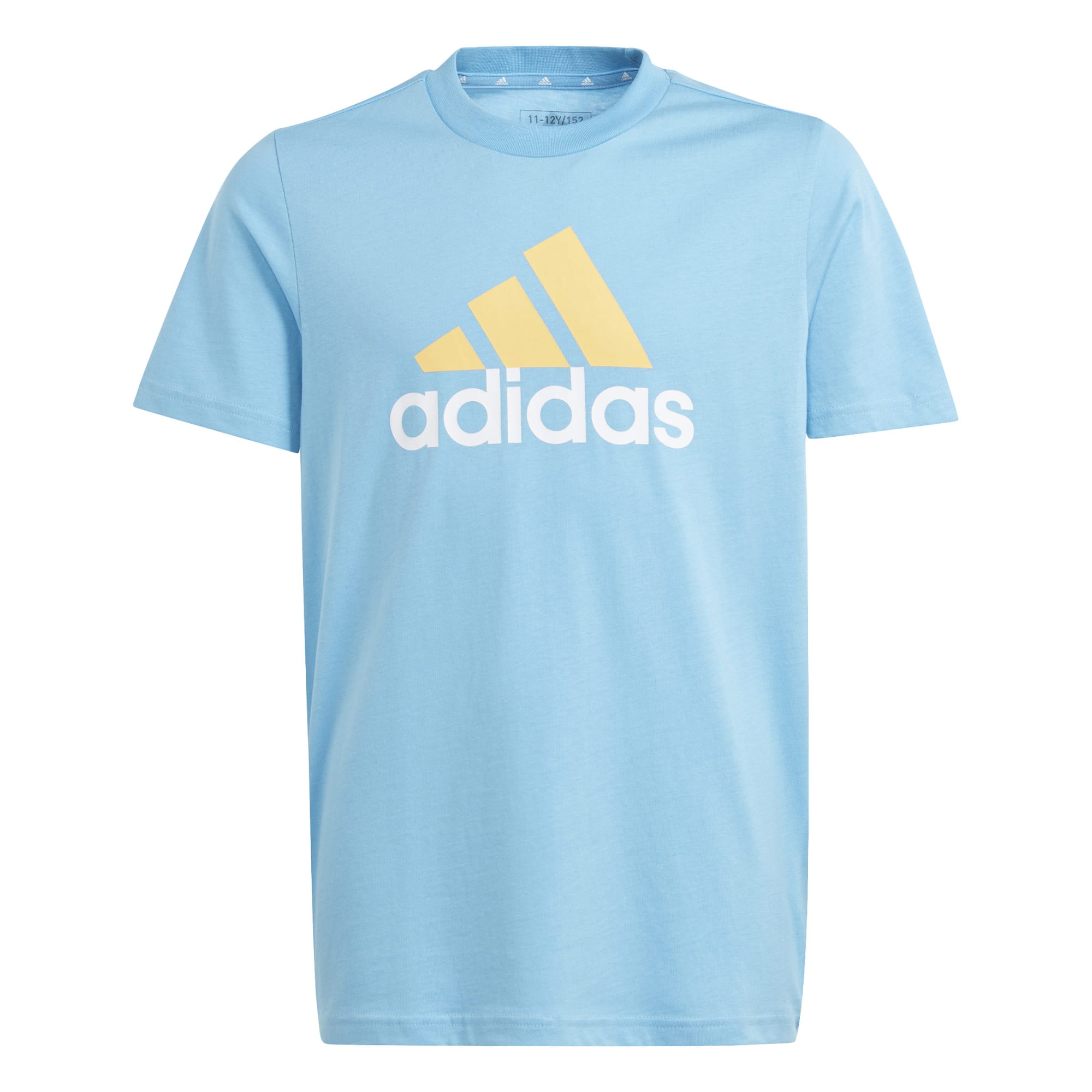 Adidas Essentials Two-Color Big Logo Cotton Tee IS2588 Θαλλασί - Image 2
