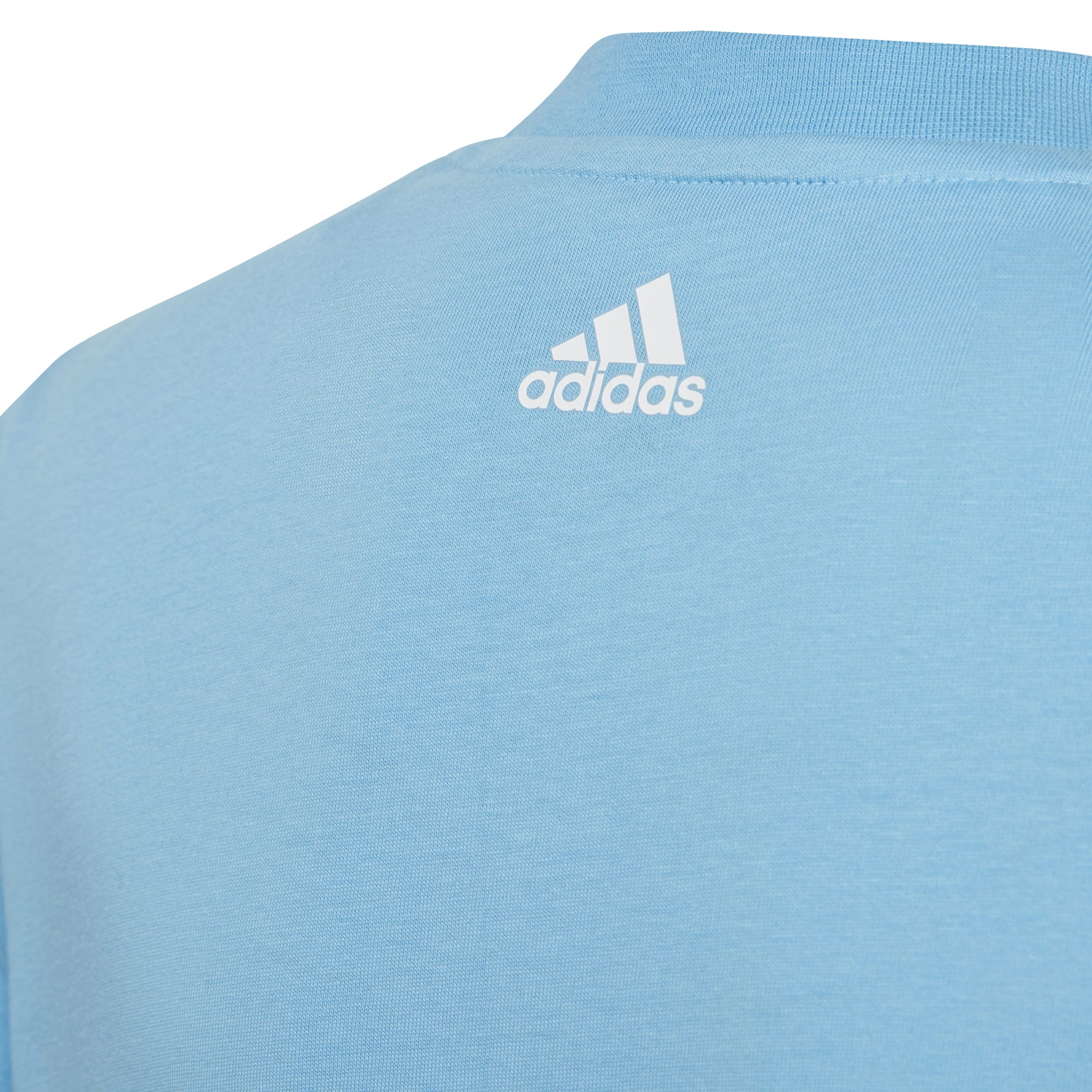 Adidas Essentials Two-Color Big Logo Cotton Tee IS2588 Θαλλασί - Image 6