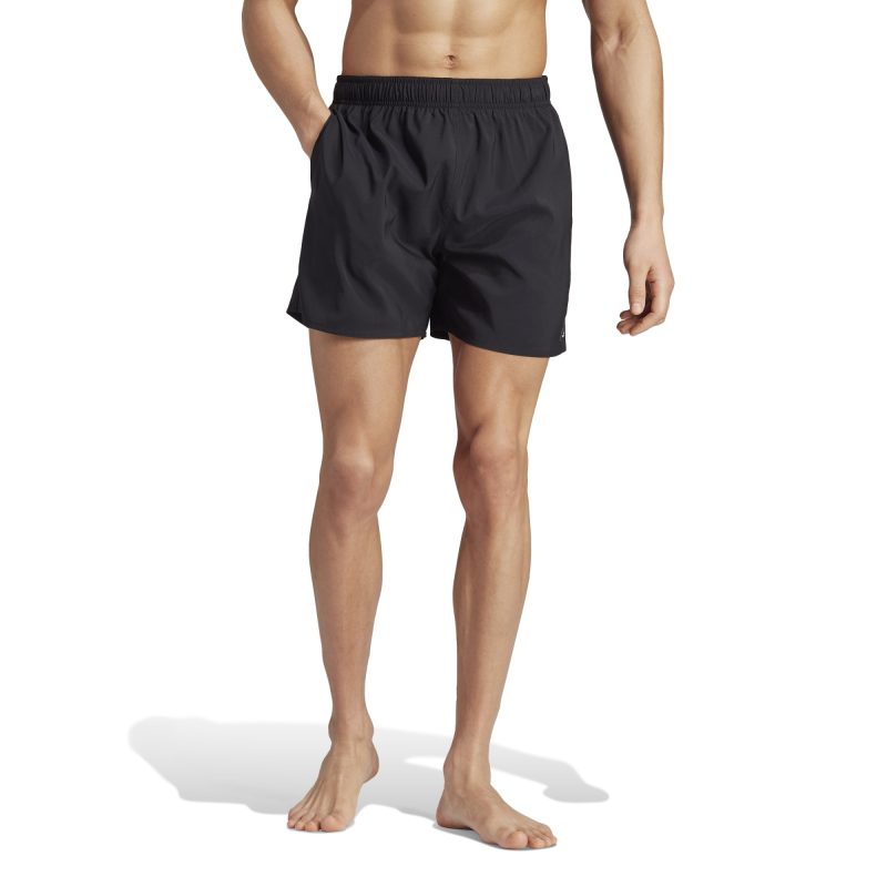 Adidas Solid CLX Short-Length Swim Shorts IA5390 Μαύρο