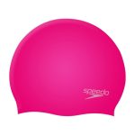 Speedo Plain Moulded Silicone Cap K 70990-F290 Ροζ