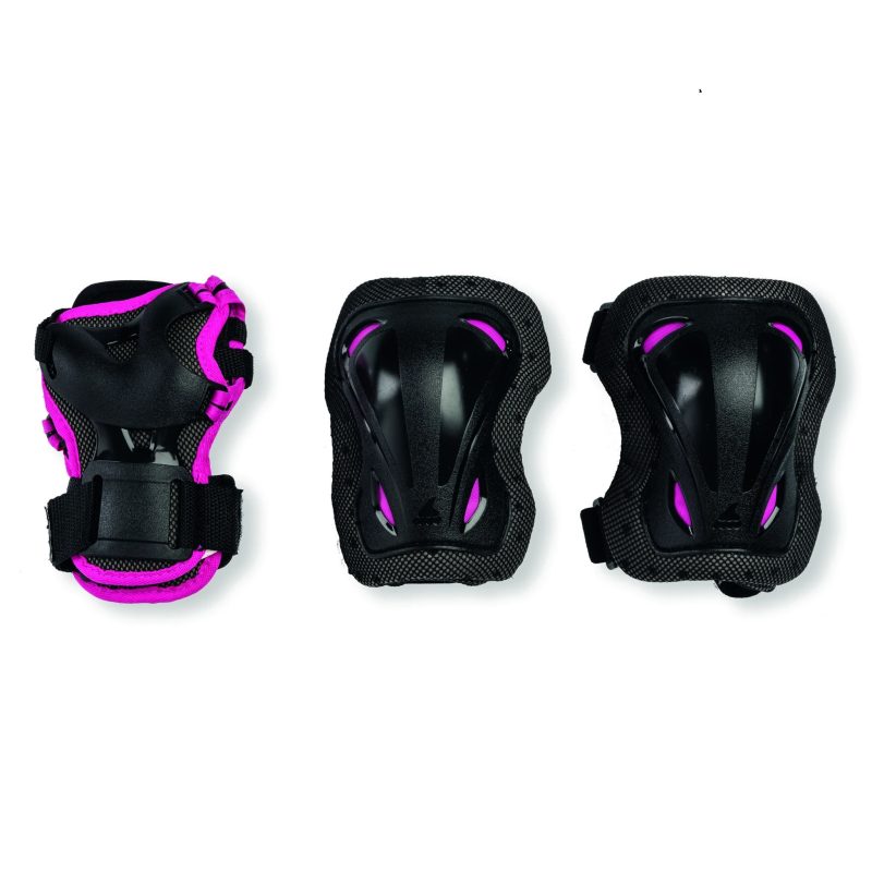 ROLLERBLADE Παιδικά Προστατευτικά Junior 3pack για κορίτσι - Μαύρο/Ροζ 43.069P03