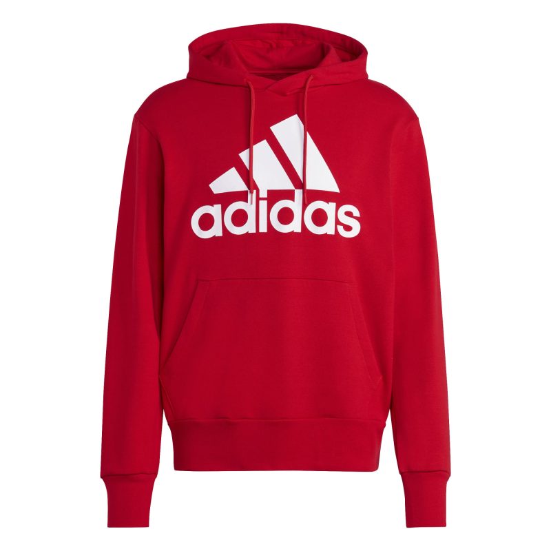 Adidas Essentials French Terry Big Logo Hoodie IC9365 Κόκκινο