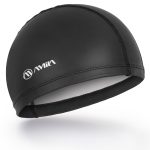 Σκουφάκι Κολύμβησης AMILA Fabric Silicone Μαύρο AMILA 47032