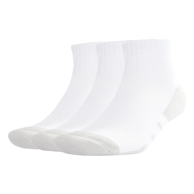 Adidas Essentials CLIMACOOL Quarter Socks 3 Pairs JD9568 Λευκές