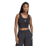 Adidas Essentials Small Logo Cotton Lifestyle Tank Top JE1321 Μαύρο