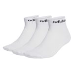 Adidas Think Linear Ankle Socks 3 Pairs HT3451 Λευκές