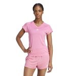 Adidas AEROREADY Train Essentials Minimal Branding V-Neck Tee JN4661 Ροζ