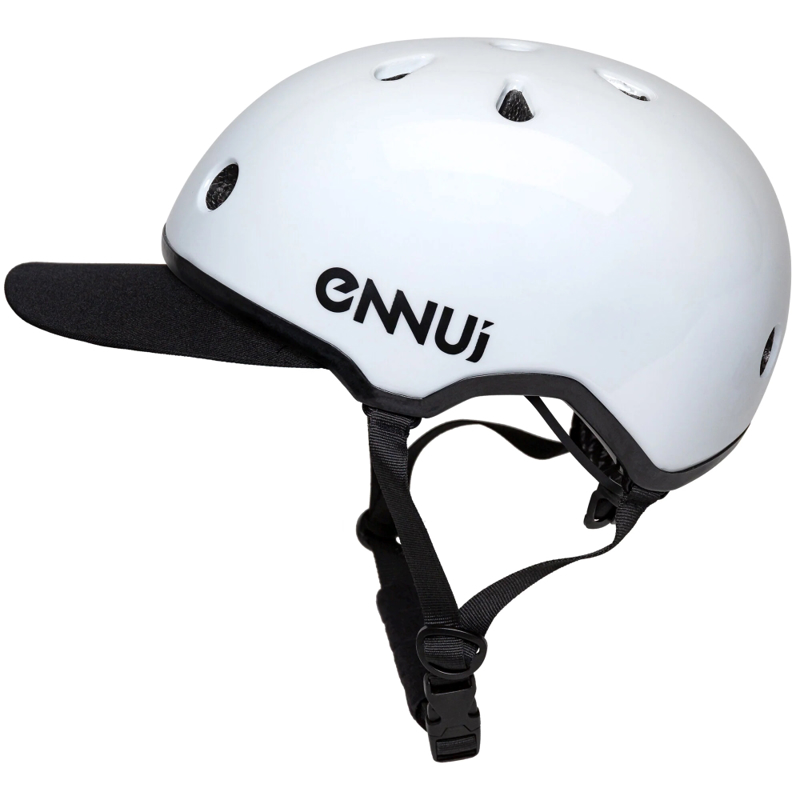 ENNUI Elite White Κράνος Με Αφαιρούμενο Peak - Λευκό 19.920106