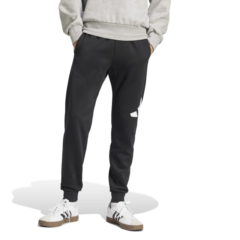 Adidas Essentials Big Logo Cuffed Fleece Pants IN6147 Μαύρο