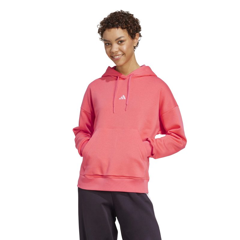 Adidas Essentials Small Logo Feel Cozy Hoodie KE4380 Κοραλί