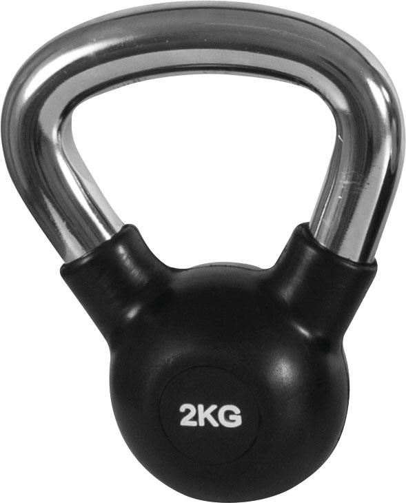Kettlebell Rubber Cover Cr Handle 2Kg AMILA 90452