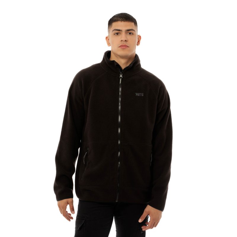 Be:Nation Polar Fleece Full Zip 07302403-01 Μαύρο