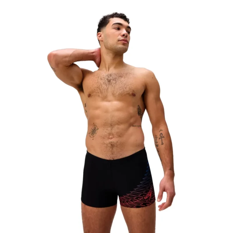Speedo Mens Medley Logo Aquashort 113541-8961 Μαύρο