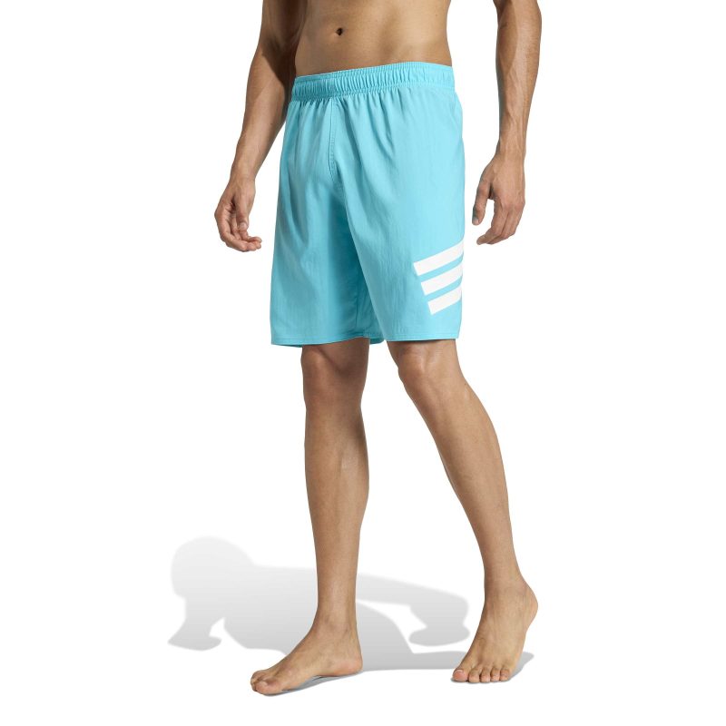 Adidas 3-Stripes Swim Shorts 8-Inch KA4903 Τυρκουάζ