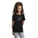 Adidas Junior Girls Animal Print Graphic Tee KA2987 Μαύρο