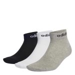 Adidas Think Linear Ankle Socks 3 Pairs IC1306 Γκρι
